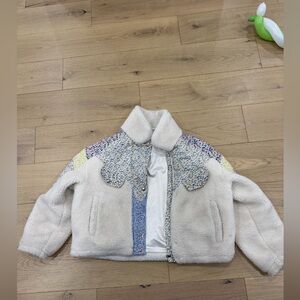 Blank NYC Woman’s Multicolor Sherpa Jacket